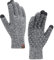 Bequemer Laden Damen Winter Warm Touchscreen Handschuhe Thermo Winterhandschuhe Winddicht Rutschfest Strickhandschuhe mit H-Form Offsetdruck Frauen Geschenk, Einheitsgröße, Grau