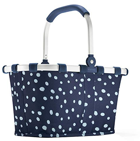 Reisenthel CARRYBAG XS Spots Navy Einkaufskorb Picknickkorb mit Griff 5 Liter