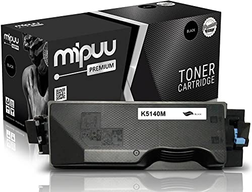 Mipuu Toner kompatibel zu Kyocera TK-5140K (Schwarz) 1T02NR0NL0 für Ecosys M6030cdn M6530cdn P6130cdn Laserdrucker TK-5140