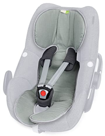 Liebes von priebes Sitzauflage Lola für Babyschalen Gruppe 0 mit Easy-out Gurtsystem | kühlt durch Luftzirkulation | Alternative zum Sommerbezug |atmungsaktiv&waschbar