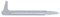 INDEX A PERFECT FIXING | AL-PL [BZALPL45060] Gancio piatto - 4,5 x 60 x 20 - Confezione da 4 pezzi