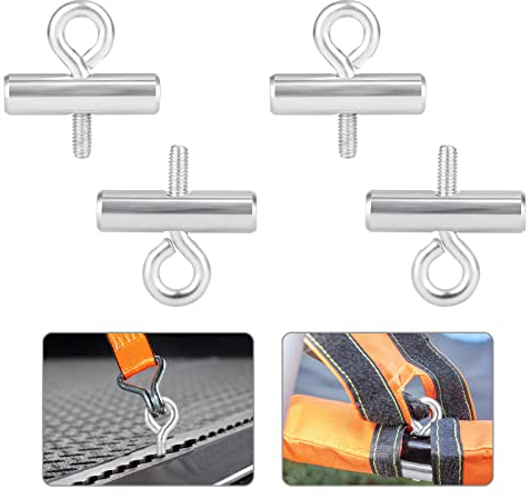 Linkstyle 4PCS Awning Rail Stoppers 8mm, Awning Stoppers End Blocking Kit, Compatible with Caravan Awnings Tent Equipment Accessories