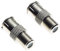 Keple F-Typ Buchse auf Stecker Adapter - Steckeradapter für RG59 RG6 Koaxialkabel, Stecker, schraubbare Installation - 2 Stück