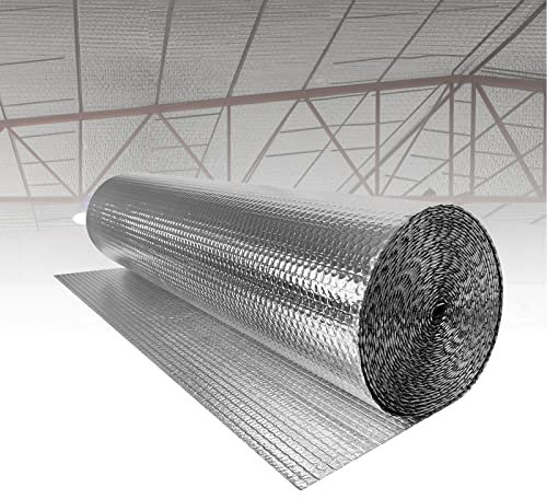 LZQ Isolierfolie Dämmfolie Alu-Heizkörper Reflexionsfolie Isolierfolie 3-4mm für Heizkörper Zum Isolieren von Dächern, Böden, Wänden 1×15M