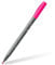 STAEDTLER brush pen pigment Arts, magenta, pigmentierte Premium-Zeichentusche, Pinselspitze für variable Linienbreite, wasserfest, schnelltrocknend, 10 magenta brush pens im Kartonetui, 371-20