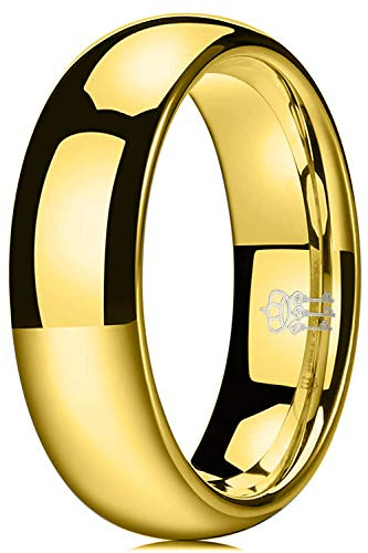 Three Keys Jewelry Wedding Bands for Men & Women – Titanium & Tungsten Rings in Silver, Rose Gold, or Black – 2mm / 4mm / 6mm / 8mm, Brushed or Polished Comfort Fit, Unique Infinity Design
