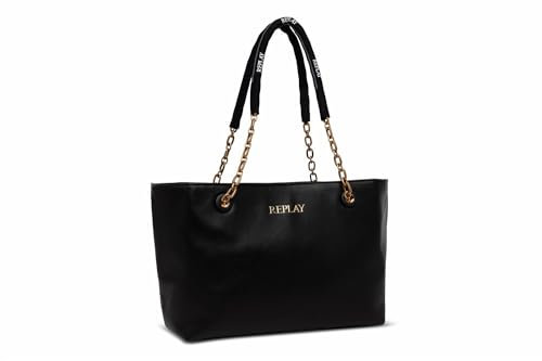 Replay Damen Tasche aus Kunstleder, Schwarz (Black 098), Onesize
