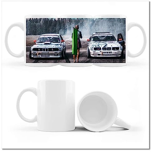 H4126Z_Cup Tasse à café et thé avec photo BMW Racing pour 2 personnes