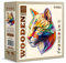 WOODEN.CITY Holzpuzzles Gaudy Cougar 150 Teile - Lebendige Holzpuzzles für Erwachsene - Herausfordernde Holzschnittpuzzles - Tierförmige Puzzles - Einzigartige Mosaik-Holzpuzzle für Erwachsene