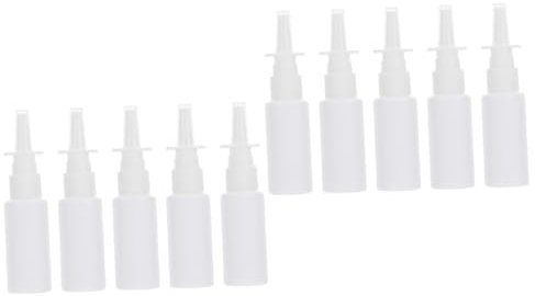 FRCOLOR Lot de 10 flacons pulvérisateurs de 30 ml pour bouteilles à pompe, mini bouteilles de voyage, distributeurs de liquide vaisselle, flacons de rangement pour huiles essentielles, bouteilles en