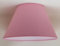 40 cm Cono Paralume, Tessuto di Cotone con PVC Bianco, Prodotto Artigianale, per Lampada da Tavolo, Piantana (Rosa)