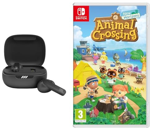 JBL Live Pro 2 TWS Earphones, In Ear, Noise Cancelling Bluetooth Earphones with 40 hours of Battery Life & Animal Crossing: New Horizons (Nintendo Switch)