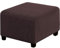 RIRWICM Ottoman-BezüGe, Quadratischer, Faltbarer Aufbewahrungshocker FüR FußHocker-MöBel, Stretch-Jacquard-Stoff, Ottoman-BezüGe, Schutz Mit Elastischem Boden