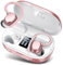 Cuffie Bluetooth, 2025 Auricolari Blue tooth 5.3 Wireless con 4 ENC Mics, Cuffiette Senza Fili HiFi Stereo, Auricolari IP7 Impermeabili Cuffiette Bluetooth con 128Ore LED Display Touch Control
