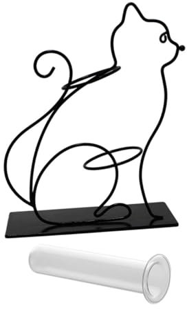 Levemolo 1 Satz Tischvase Aus Eisenkunst Glasvase Mit Einzigartigem Rahmen Für Hydrokultur Und Dekoration