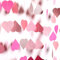4 Stück Herz Girlande 4m Liebe Hänge Heiratsantrag Deko Herz Papier Girlande Banner Deckenhänger Kann für den Valentinstag Muttertag Hochzeitstag Dekoration Verwendet Werden Valentinstag Dekorationen