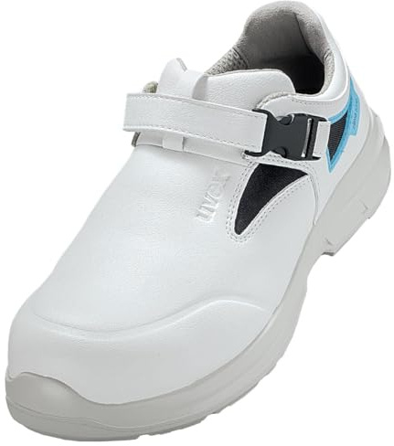 Uvex 1 Sport White Halbschuh S1 FO SR - Sicherheitsschuh für leichte Bereiche - atmunksaktiv, leicht & flexibel