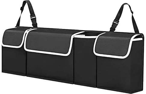 ARRYEDCN Auto Kofferraum Organizer, für Ford Fiesta 2016-2021 Faltbarer Auto Aufbewahrungstasche Rücksitz Kofferraumtasche Aufbewahrungsbox