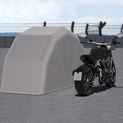 Motorcycle Shed All-weather Heavy-duty, Semi-automatic Folding and Telescopic, Lockable Shed with Strong Load-bearing Capacity