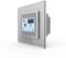 Livolo Digitales Raumthermostat für Fußbodenheizung mit Glasrahmen in Grau, Programmierbar, inkl. Bodenfühler, Heiz- und Kühlfunktion, Energieverbrauchsstatistik, Kindersicherung, 230V AC, 16A
