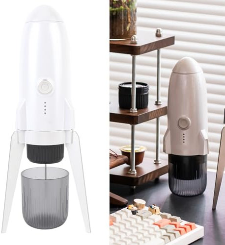 AYNEFY Tragbare Kaffeemaschine, Kapselmaschine, Wasserkocher, Teehersteller für Reisen, Camping, Büro mit Schnellem Wärme, Schnurlos, Kompatibel mit Kapseln, ABS