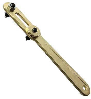 CONGARTENO Uhrengehäuseöffner 3 Stück 52mm Metall Zwei Klauen Werkzeug | Uhr Reparaturzubehör für Wartungsarbeiten, Goldfarbenes, Kompakt und Leicht zu Transportieren
