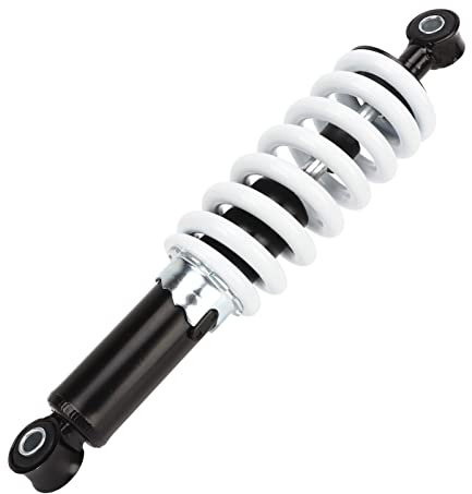 Motorrad Stoßdämpfer 280mm Verstellbar 5 Gang Stahllegierung | Härtegrad verstellbar für verschiedene Lasten, Federbein für Dirt Bike ATV Quad Go Kart, Fahrkomfort auf unebenen Strecken