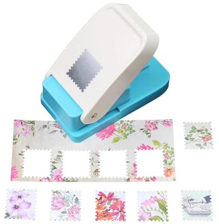 Rechteckiger Briefmarkenstanzer – 1x0,8 Zoll Briefmarkenform, Tragbarer Stempelstanzer für Scrapbooking, für Papierkunst, Scrapbooking & DIY-Projekte