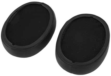 Vvikizy Replacement Ear Pads Professional Comfortable Soft Protein Leather Cushions for WH XB900N WH CH710N CH720N RF400 Cool Gadgets 2 Pack (Black)