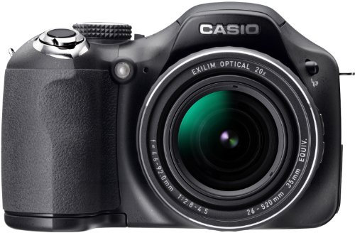 Casio Exilim EX-FH25 Highspeed Digitalkamera (10 Megapixel, 20-fach opt, Zoom, 7,6 cm (3 Zoll) Display, bildstabilisiert) schwarz