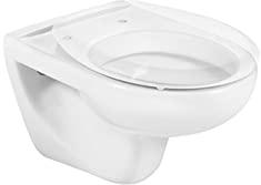 Roca A34630300S - Inodoro suspendido salida pared, colección Victoria, color blanco (asiento no incluido)