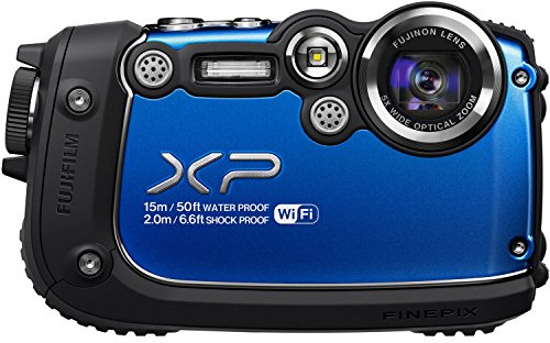 Fujifilm FinePix XP200 Blue 16MP Waterproof Digital Camera with 3-Inch LCD (Blue)
