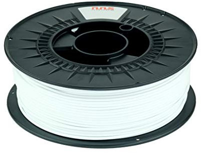 NuNus ABS Filament 1kg Filament für 3D Drucker ABS Weiß 1,75mm Filament