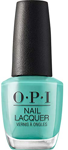 OPI Nail Lacquer My Dogsled is a Hybrid | Opaque Bright Green Crème Chip Resistant Nail Polish | Vegan, Fast Drying, Streak Free
