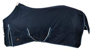PFIFF 101899 Pferde Winter Decke Willow, Winterdecke Pferdedecke Paddockdecke, Blau 155cm
