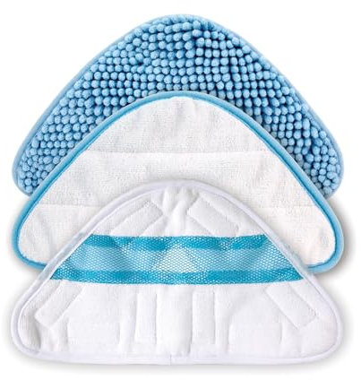 H2O HD Dampfmopp-Zubehör (3 Stück, verschiedene Bodenpads – H2O HD)