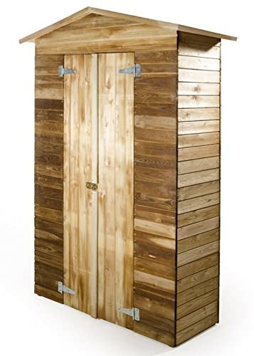 VERDELOOK Mehrzweckschrank aus imprägniertem Holz zur Aufbewahrung von Werkzeugen, 135x61x217 cm