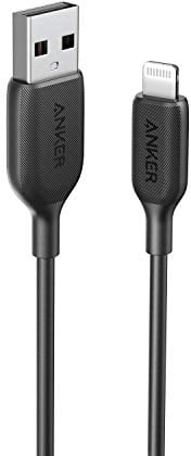 Anker PowerLine III câble Lightning de 90 cm certifié MFi avec connecteurs renforcés et garantie à vie pour iPhone X, Xs, Xr, Xs Max, 8, 8 Plus, 7, 7 Plus, 6, 6 Plus, etc.