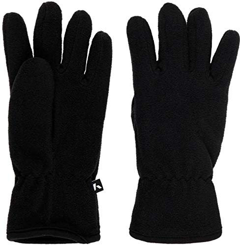 NAME IT Kinder Handschuhe Fleece 110 116 (6-9 Jahre, Black)