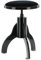 GEWA Pianostuhl , Sitz rund 35cm, schwarz hochglanz