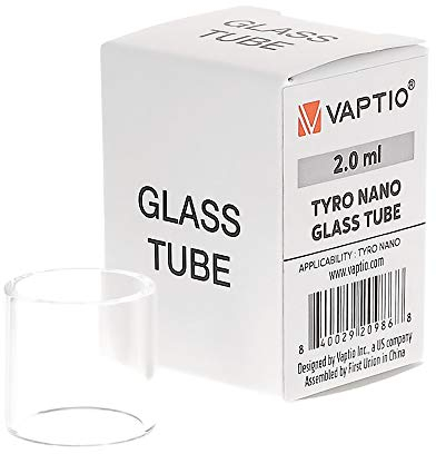 1 STÜCK Vaptio TYRO NANO KIT Ersatz 2,0 ml Glasrohr Zerstäuber Elektronische Zigarette Glasrohr Keine E-Flüssigkeiten Kein Nikotin