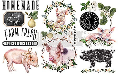 Prima Marketing Re-Design Decor Transfers 6X12 3/Sheets-Farm Fresh -RE653439