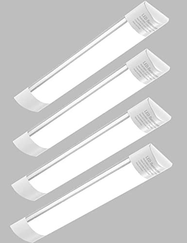 Sararoom LED Feuchtraumleuchte 90cm, 30W 3600LM LED Deckenleuchte Werkstatt Röhre Lichtleiste, Kaltweiß 6500K Werkstattlampe Leuchtstoffröhre Unterbauleuchte für Garage Büro Schlafzimmer Küche,4st