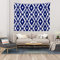 Shrahala Abstrakt Ikat Ogee Accessoire Arabischer Herbst Aztekische Stammeskunst Wandhängemotiv Großes Tuch Polyesterfaser Weißer Saum drumherum für Schlafzimmer Studentenwohnheim 130 x 150 cm