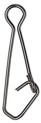 OUCM 30-50pcs Stainless Steel Fishing Snap Hooked Snap Pin Fastlock Clip Rolling Swivel Accessories Barrel Swivel Lure Hook (Color : 1025 Size 2, Size : 30pcs)