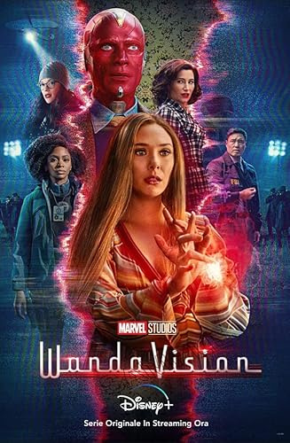 Wanda Vision Filmposter Marvel Comics Superhelden Foto Wandkunst Bild Poster A4