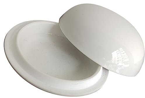 OSALADI Caja De Porcelana Inkslab Tarro De Bálsamo Labial Envase Cosmético Tarro De Almohadilla De Tinta De Caligrafía Contenedor De Pintura Muestra con Cubierta Viajar Cerámica