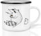 Ligarti® Keramiktasse [Design by H. Ligeti] Design Mug & handveredelter Becher I Spülmaschinengeeignete Tasse, Kaffeetasse, Teetasse, Cup (Kaffeeninchen)