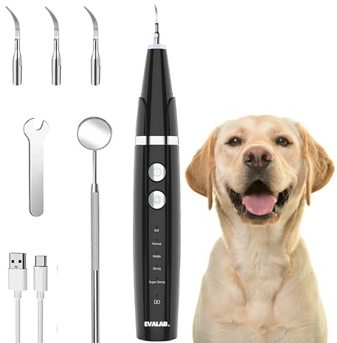 EVALAB. – Cepillos de dientes para perros y gatos – Kit de detartrage dental – para limpiar los dientes de perros y gatos