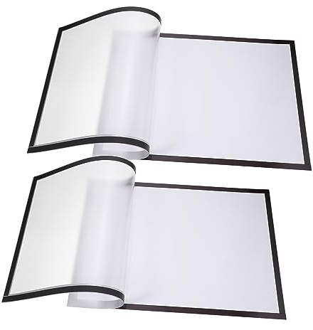 GOOHOCHY 2 Sätze Selbstklebender magnetischer Bilderrahmen magnetische Grenze Plakatrahmen wandverkleidung wand polsterung Kühlschrankmagnete Gemälde zeigen Rahmen praktischer Magnetrahmen